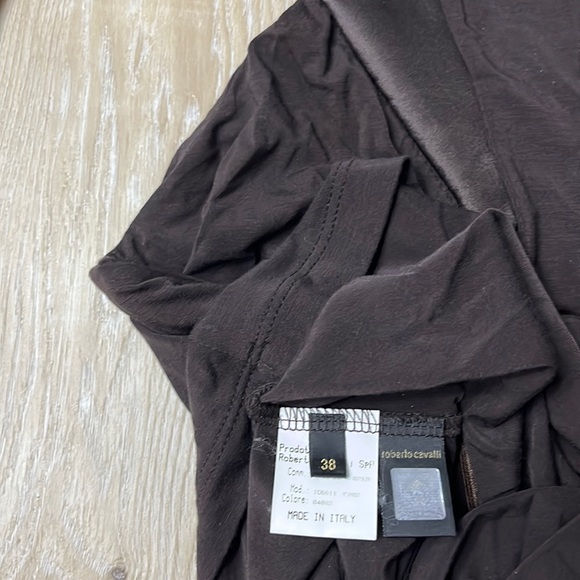 Roberto Cavalli Sleeveless Top Brown Size 38 - Picture 6 of 6
